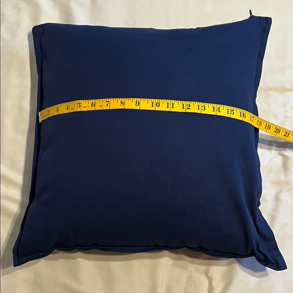 IKEA GURLI Navy Cover w/Fjadrar w/Down Insert Accent Cushion in Dark Blue 20x20